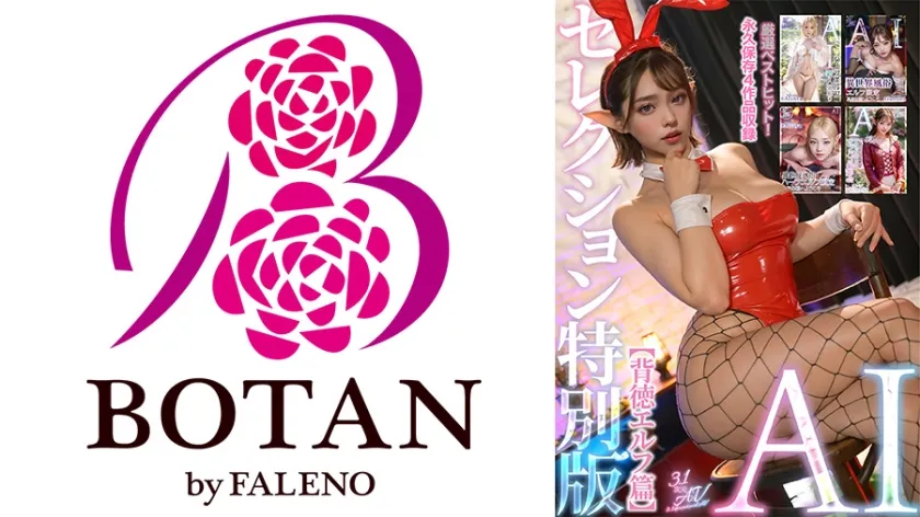 【ジャケット】【3.1次元】AIセレクション特別版4作品収録ベスト!【背徳エルフ篇】 700VOBB-056